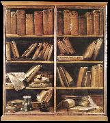 CRESPI, Giuseppe Maria Bookshelves dfg oil painting artist